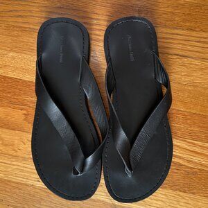 Massimo Dutti Leather Flip Flop Sz 38